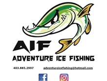 Tablet Screenshot of adventureicefishing.com